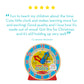 Buy now Melissa & Doug Turn & Tell Wooden Clock - Educational Toy with 12+ Reversible Time Cards at indiglob india