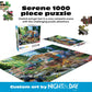 Buy now Buffalo Games - Mountain Retreat - Jeff Haynie - 1000 Piece Jigsaw Puzzle for Adults, Challenging and Colorful Camping Scene, Precision-Cut Pieces, Includes Full-Color Poster at indiglob india