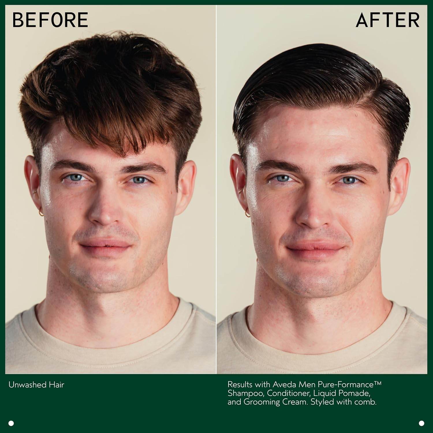 Aveda Men Pure-Formance Grooming Cream | Medium Hold | Adds Moisture and Shine, 4.2 Fl Oz - My Store