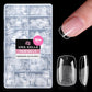 Buy now UNA GELLA Almond Gel Nail Tips, 504PCS Pre Etched Clear Fake Nails Tips Medium Almond Shape - 12 Sizes Full Cover Soft Acrylic Press On Nail Extensions No C Curve Gift for Diy at Home at indiglob india