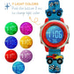 Preschool Collection Kids Digital Light Up Watch - Monster Trucks, Dinosaurs, Shark, Unicorn, Butterfly, Spider - Girls, Boys, Children, School