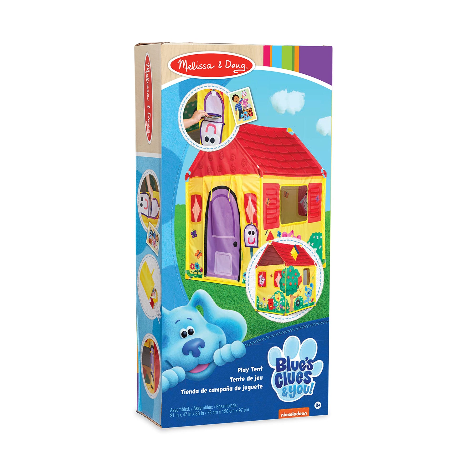 Buy now Melissa & Doug Blue's Clues & You! Blue's House Play Tent at indiglob india