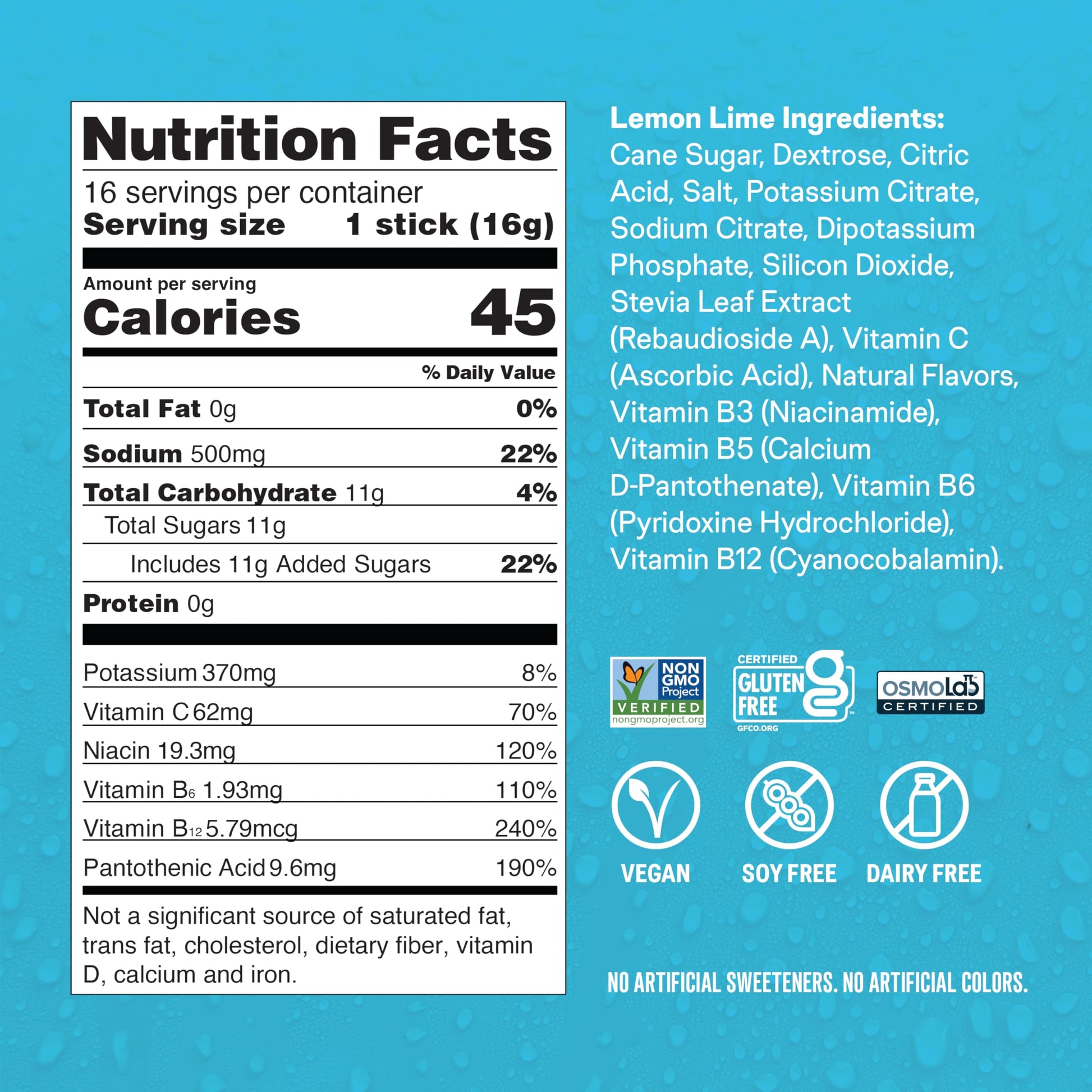 Buy now Liquid I.V.® Hydration Multiplier - Lemon Lime | Electrolyte Powder Drink Mix | 1 Pack (16 Servings) at indiglob india