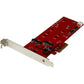 StarTech.com M2 PCIe SSD Adapter - x4 PCIe 3.0 NVMe / AHCI / NGFF / M-Key - Low Profile and Full Profile - SSD PCIe M.2 Adapter , TAA (PEX4M2E1)