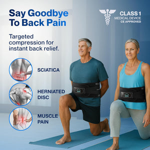 Modvel Back Brace for Lower Back Pain Women and Men – Lumbar Support Belt for Sciatica, Herniated Disc, Muscle Strain – Adjustable Breathable Work Brace with 6 Stays – Support for Posture– Size XXL