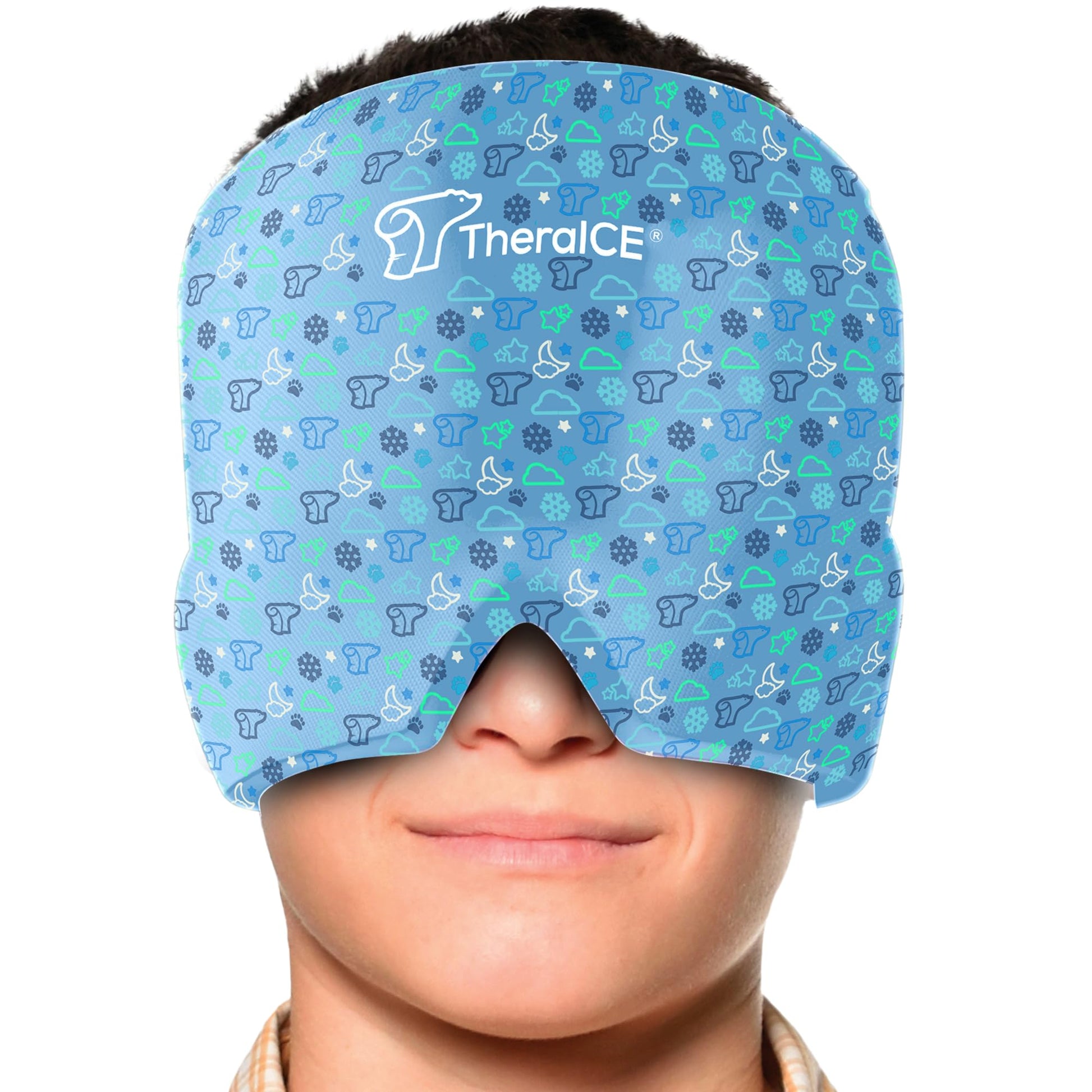 Buy now TheraICE Headache Relief Cap, Migraine Ice Pack Mask Products, Women Cooling Gel Hat, Face Cold Compress Head Wrap for Her Stress. Great Birthday Gift for Mom, Sister, Grandma, Girlfriend, & Teacher at indiglob india
