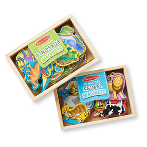 Buy now Melissa & Doug Wooden Magnets Set - Animals and Dinosaurs with 40 Wooden Magnets at indiglob india