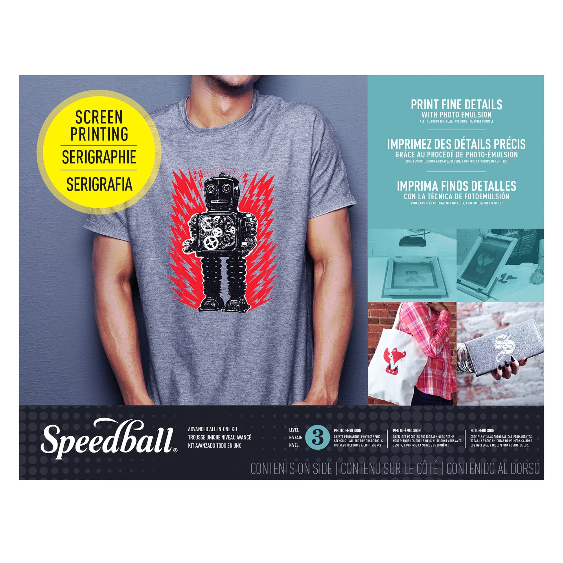 Buy now Speedball Advanced All-In-One Screen Printing Kit, Includes LED UV Exposure Lamp at indiglob india