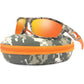 Camo Polarized Wrap-around Sport Sunglasses for Men Women UV400 Driving Fishing Hunting Sun Glasses