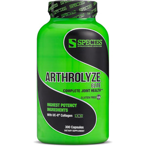 Species Nutrition Arthrolyze Joint Repair Supplement, Fortified with UC-II Collagen, MSM, Glucosamine, Chondroitin, High Potency Connective Tissue & Joint Support (300 Capsules)