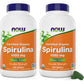 NOW Foods Supplements, Certified Organic, Spirulina 1000 mg (Double Strength), Rich in Beta-Carotene (Vitamin A) and B-12 with naturally occurring GLA , 120 Tablets