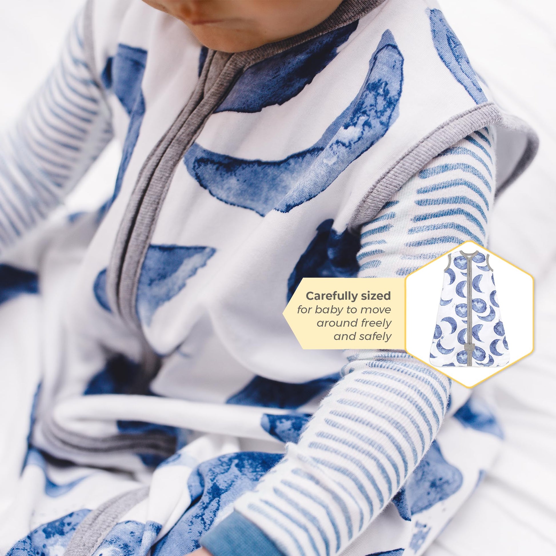 Buy now Burt's Bees Baby unisex-baby Beekeeper Wearable Blanket, 100% Organic Cotton, Swaddle Bag at indiglob india