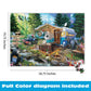 Buy now Buffalo Games - Mountain Retreat - Jeff Haynie - 1000 Piece Jigsaw Puzzle for Adults, Challenging and Colorful Camping Scene, Precision-Cut Pieces, Includes Full-Color Poster at indiglob india