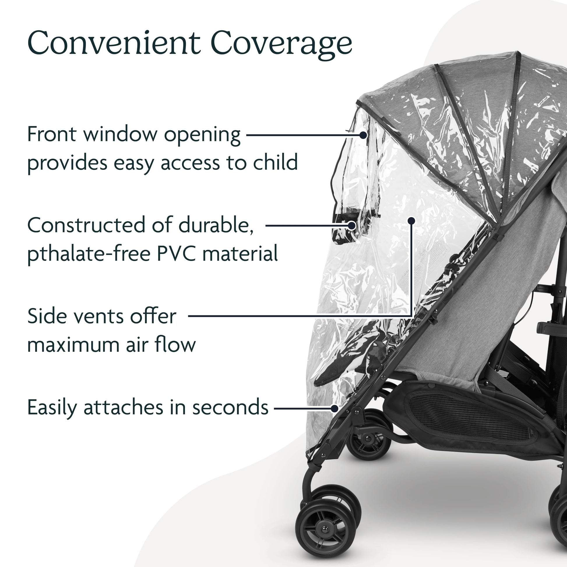 Buy now UPPAbaby G-Link and G-Link V2 Rain Shield Waterproof and Windproof Coverage Ventilated Design Quick Attachment Easy Access to Child at indiglob india