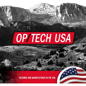 OP/TECH USA Pro Loop Camera Strap (Black) – Professional Camera Neck and Shoulder Strap with Quick Release for DSLR, Mirrorless & Binoculars - Made in USA