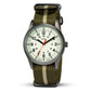 Buy now Infantry Mens Military Field Watch,Luminous Glow in The Dark Dial,Analog Tactical Wristwatch w/ 12/24 Hr Time,Japanese Quartz Movement,Slip-Thru Nylon Band,Reliable Work Watch for Men Black Green at indiglob india