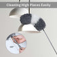BOOMJOY Microfiber Feather Duster with 100 Inches Extendable Pole, 2 Pack Dusters for Cleaning Ceiling, Fan, Furniture