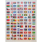 World Flags Stickers - 192 Countries PVC Transparent Planner Travel Stickers for School, Theme Parties, Homeschool, Journal Sticker, Labels
