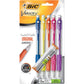 BIC Velocity Mechanical Pencils, With Colorful Barrel, Medium Point (0.7mm), 2-Count Pack Mechanical Pencils With Erasers