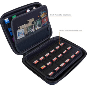 ButterFox Large Capacity USB Thumb Flash Pen Drive Storage Holder/Memory Card SD SDXC SDHC Card Holder Case/External Hard Drive Case/Universal Electronic Accessories Organizer - My Store