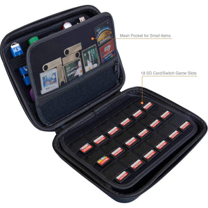 ButterFox Large Capacity USB Thumb Flash Pen Drive Storage Holder/Memory Card SD SDXC SDHC Card Holder Case/External Hard Drive Case/Universal Electronic Accessories Organizer