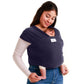 Buy now Sleepy Wrap Stretchy Ergonomic Baby Carrier Sling for Newborns to Toddlers - Hands-Free Lightweight Baby Wrap 7-35 lbs (Dark Gray) Poly-Spandex Blend Navy Blue at indiglob india