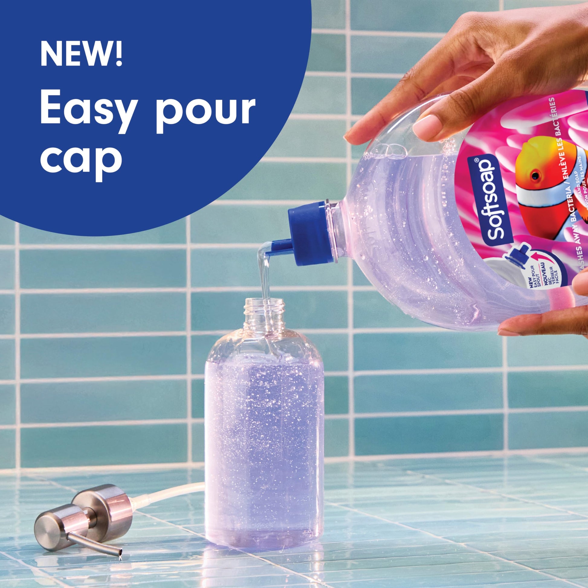 Buy now Softsoap Aquarium Liquid Hand Soap, Kitchen and Bathroom Hand Soap, 50 fl oz Refill at indiglob india