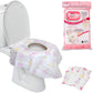 Buy now Toilet Seat Covers Disposable (12 Pack, Floral) - XL Waterproof Toilet Cover for Toddlers, Kids & Adults - Portable & Individually Wrapped for Travel, Potty Training & Public Restrooms 6 Pack Floral at indiglob india
