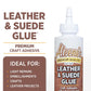 Aleene's Leather & Suede Glue, Adhesive For Crafts, Embellishments, Light Repairs, Leather Projects 4 fl oz