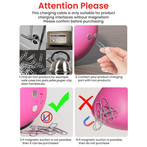 Bicmice Magnetic USB DC Charger Cable Replacement Charging Cord-(6mm/0.24in)