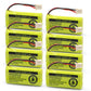 Buy now BT183342/BT283342 2.4V 800mAh Ni-MH Battery Pack, Compatible with AT&T VTech Cordless Phone Batteries BT166342/BT266342 BT162342/BT262342 CS6709 CS6609 CS6509 CS6409 EL52100 EL50003 (Pack 2) Pack 8 at indiglob india