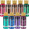 DecoArt Americana Acrylics Paint DAZZLING METALLICS, Set of 18 Popular Colors, 2 fl oz Bottle (Pack of 18) - Multi - Bold Metallic