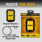 Buy now DEWALT Heavy Duty Magnetic Power Bank 5,000mAh, Rugged Wireless Portable Charger 18W Fast Charging Battery Pack, USB-C to C w/USB Adapter Cable 4' Water Resistant Works w/Magsafe iPhone 17/16/15/14 at indiglob india
