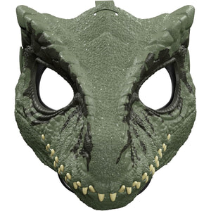 Mattel Jurassic World Dominion Dinosaur Mask, Giganotosaurus Dino Role-Play Toy & Costume Accessory with Opening Jaw & Movie-Inspired Design