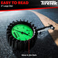 Buy now Tire Pressure Gauge for Cars (0-60 PSI, ANSI Certified) Premium Air Pressure Gauge for Tires - Easy to Read Automobile Analog Circular Dial Low PSI Checker Tester at indiglob india