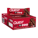 Buy now Quest Nutrition Chocolate Brownie Protein Bar, 20g Protein, 1g Sugar, 4g Net Carb, High Fiber, Gluten Free, 12 Count at indiglob india