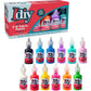 Buy now DIY Fabric Paints, Set of 12 Colors, (1oz bottles) Ultra Bright 3D Fabric Paint, Non-Toxic Water-Based and Permanent - Great Craft, Gift, Project, Summer Camp Activity - Decorate on Any Surface! Multi 12pk at indiglob india