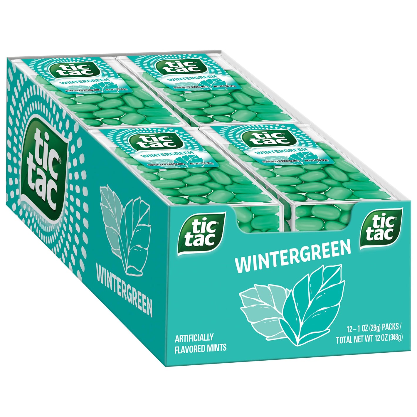 Buy now Tic Tac Wintergreen Breath Mints, Bulk 12 Pack, On-The-Go Refreshment, 1 Oz Each at indiglob india