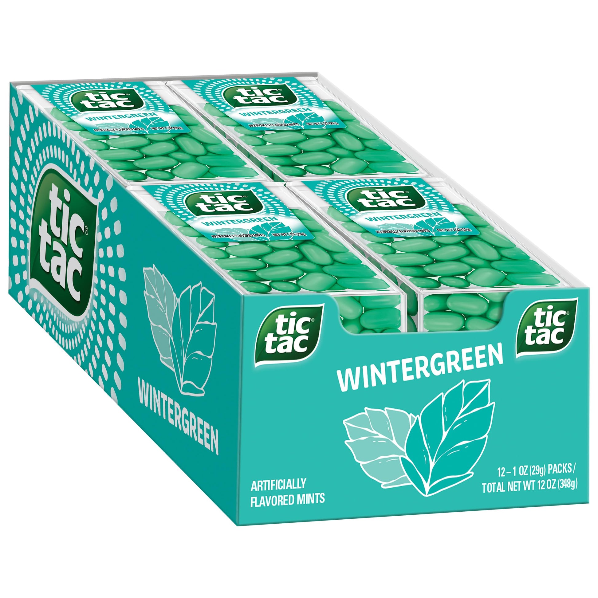 Buy now Tic Tac Wintergreen Breath Mints, Bulk 12 Pack, On-The-Go Refreshment, 1 Oz Each Wintergreen 1 Ounce (Pack of 12) at indiglob india
