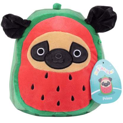 Buy now Squishmallow Original 8 Inch Prince The Watermelon Pug Dog - Official Jazwares Plush - Soft, Cuddly Collectible Puppy Fruit Stuffed Animal Toy - 2026 Limited Edition - Gift for Boys, Girls, & Kids at indiglob india