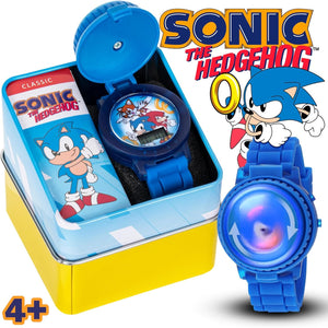 Accutime Sonic The Hedgehog Kids' SNC4020 Digital Display Quartz Blue Watch