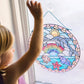 Buy now Melissa & Doug Stained Glass Made Easy Craft Kit: Dolphins - 180+ Stickers at indiglob india