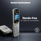 Buy now VTech Accessory Handset for DS6151 Series with 2-Line Cordless Phone, Suitable for Small Business or Home, Answering System, Expandable up to 12 Handsets, Intercom, Conference | DS6101 (Black/Silver) at indiglob india