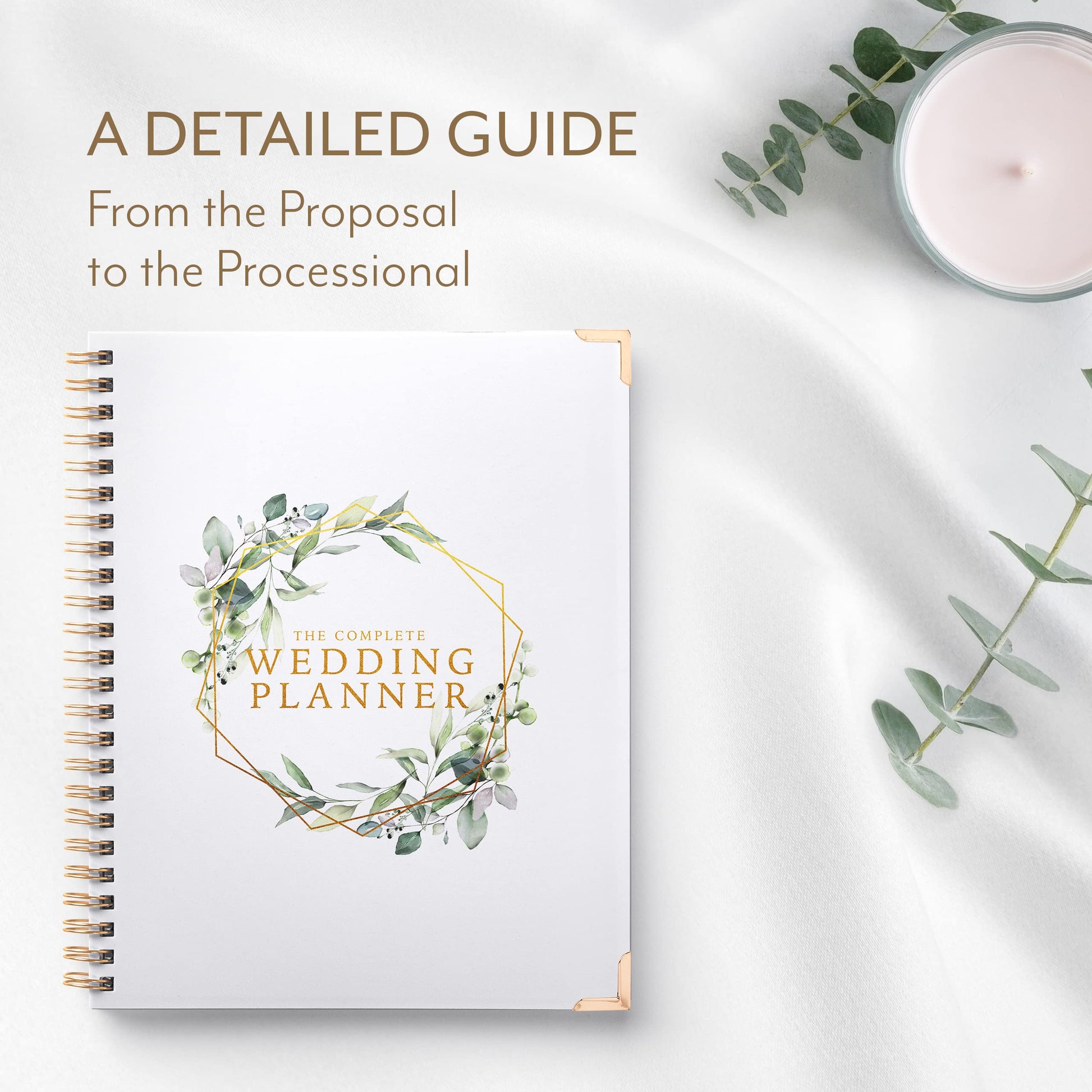 Buy now Your Perfect Day Wedding Planner Book and Organizer - Wedding Planner Book - Bridal Planning Binder with Countdown Calendar - Bride Gifts - (FLORAL) at indiglob india