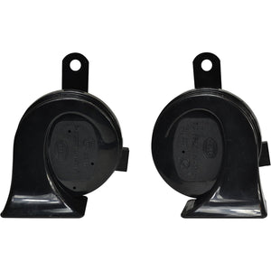 HELLA 012010901 Black 12V BX Trumpet Horn Kit (Toyota)