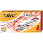 BIC Clic Stic Blue Retractable Ballpoint Pens, Medium Point (1.0mm), 12-Count Pack, Round Barrel Design for Comfortable Writing
