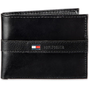 Tommy Hilfiger Men's Classic Bifold Wallet with ID Window and Multiple Card Slots
