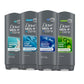 Buy now DOVE MEN + CARE Body and Face Wash Clean Comfort 4 Count for Healthier and Stronger Skin Effectively Washes Away Bacteria While Nourishing Your Skin, 18 oz at indiglob india