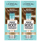 Buy now L'Oreal Paris Magic Root Rescue 10 Minute Root Hair Coloring Kit, Permanent Hair Color with Quick Precision Applicator, 100 percent Gray Coverage, 4 Dark Brown, 2 count at indiglob india