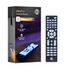 GE Universal Remote Control, Samsung TV Remote,Universal TV Remote for Roku TV, Vizio, LG, Sony, Sharp, Roku, Apple TV, TCL, Panasonic, Smart TVs, Streaming Players, Blu-ray, DVD, 4-Device, Gold,48845 - Brushed Black Blue Backlit